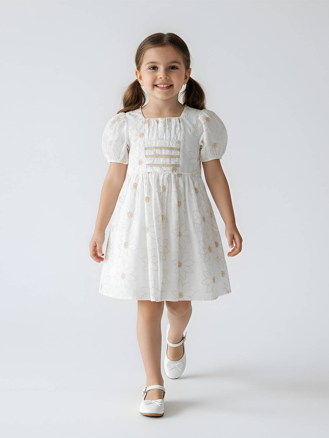 Bella Moda Girls Midi/Knee Length Casual Dress