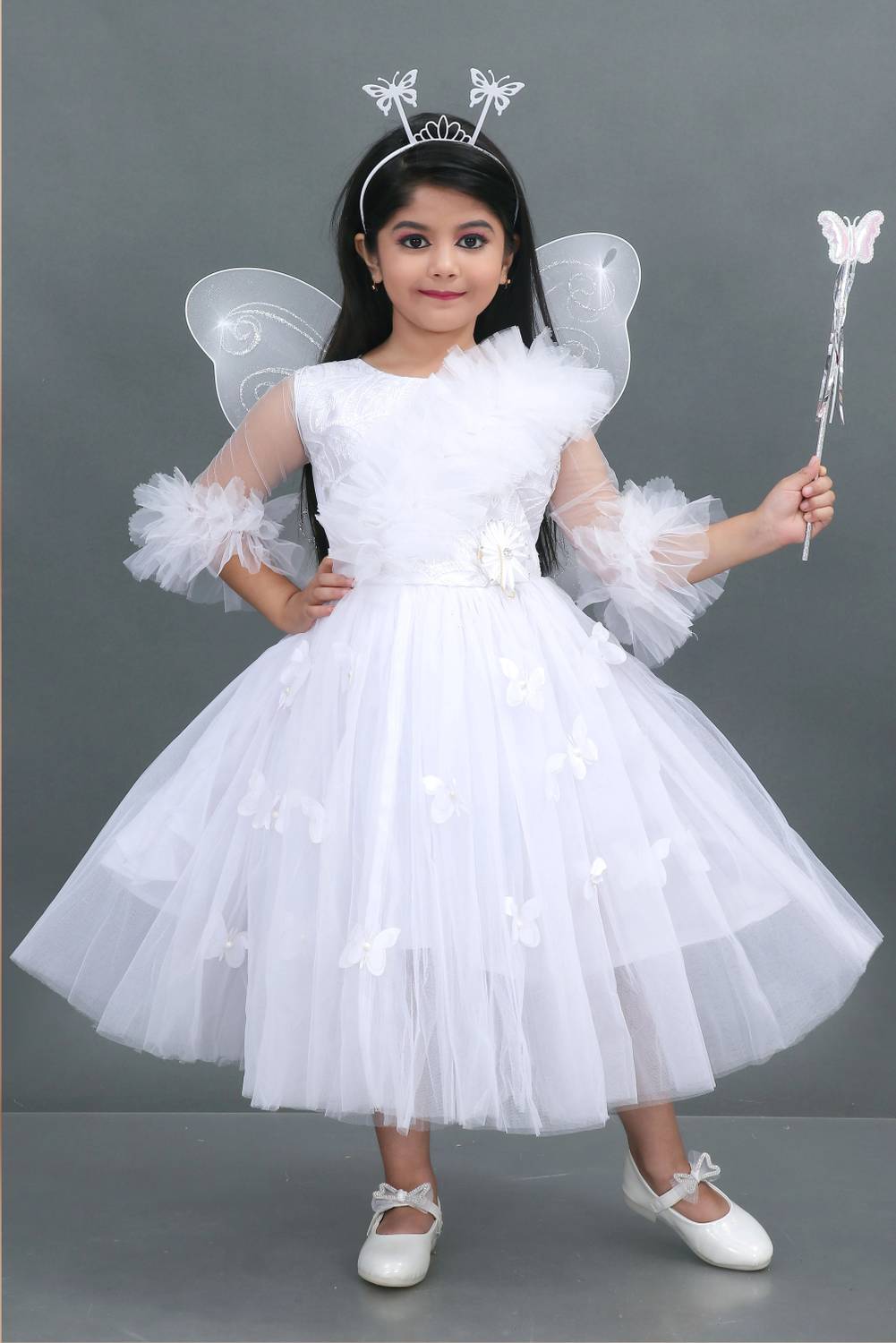 aruna creation Girls Below Knee Party Dress