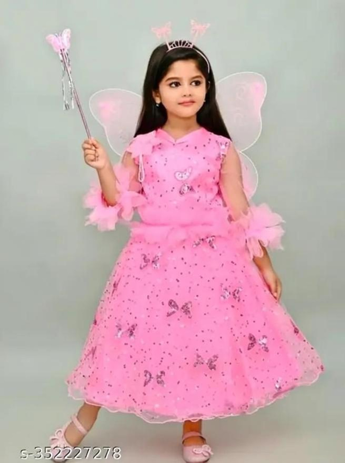 Image of VILLATA FASHION Baby Girls Calf Length Party Dress