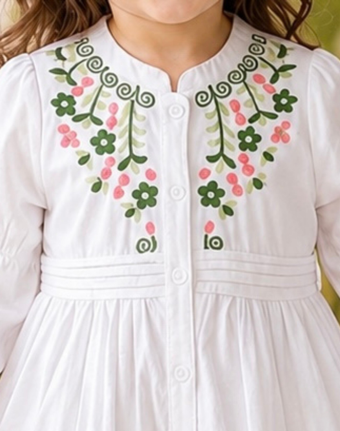 Image of MANN O SALWA FASHION Indi Baby Girls Above Knee Casual Dress