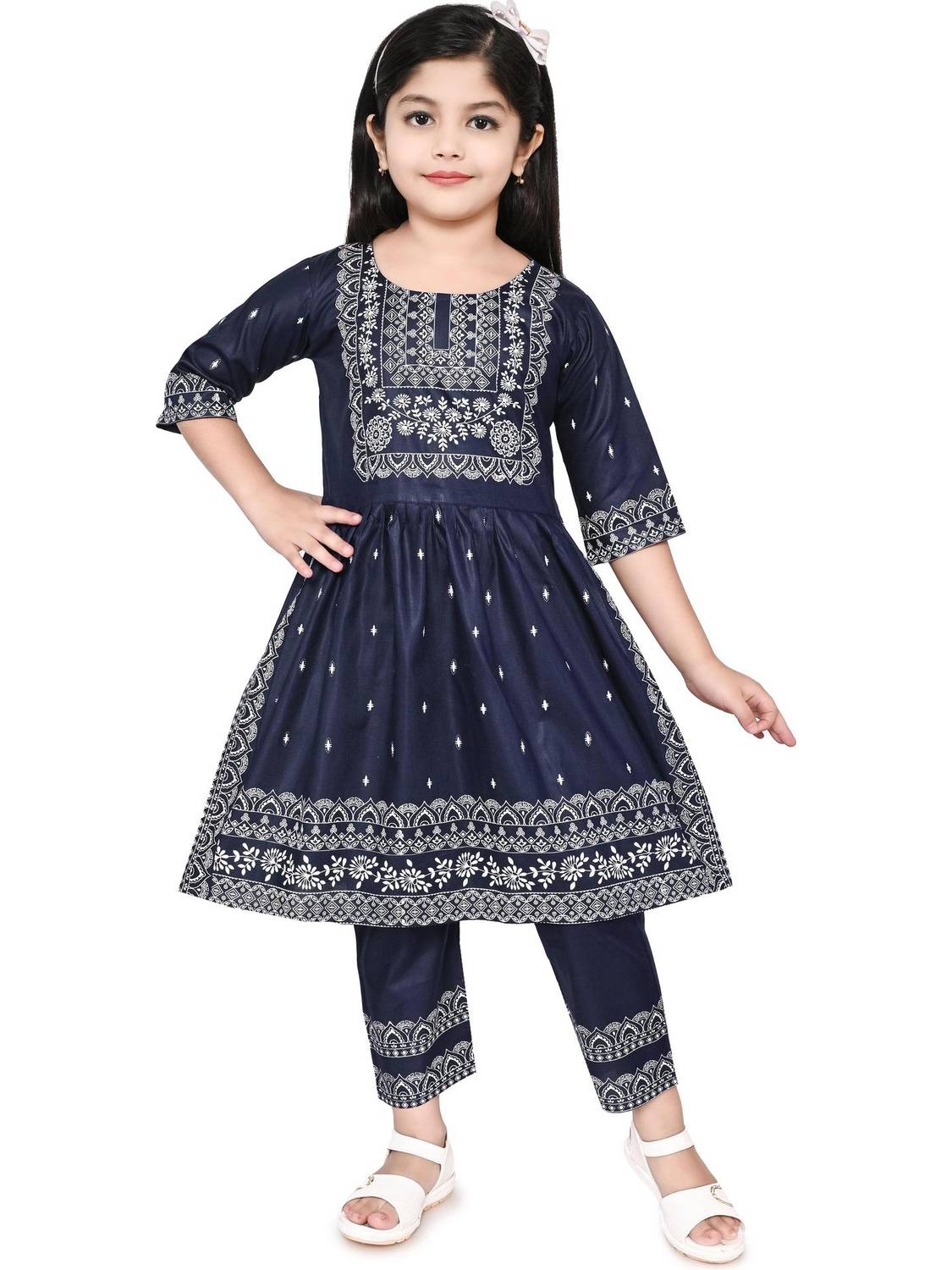 ASRASTORES Girls Festive & Party Kurta and Pyjama Set
