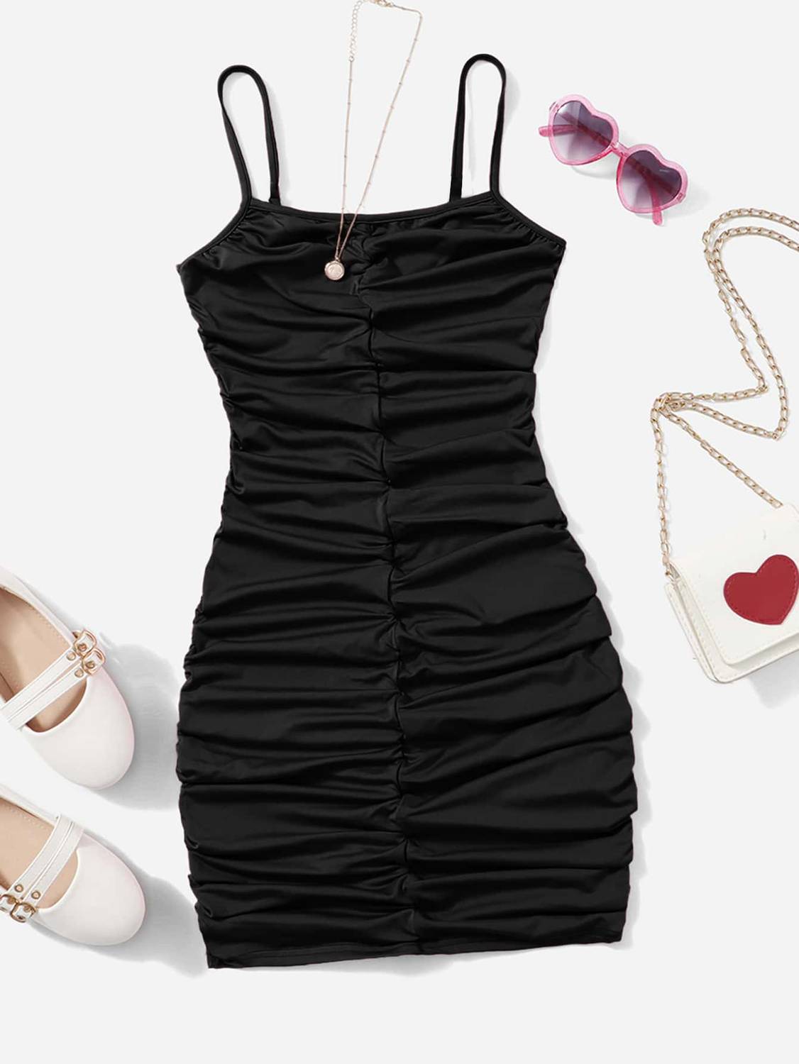 Amrityu Creation Girls Above Knee Casual Dress
