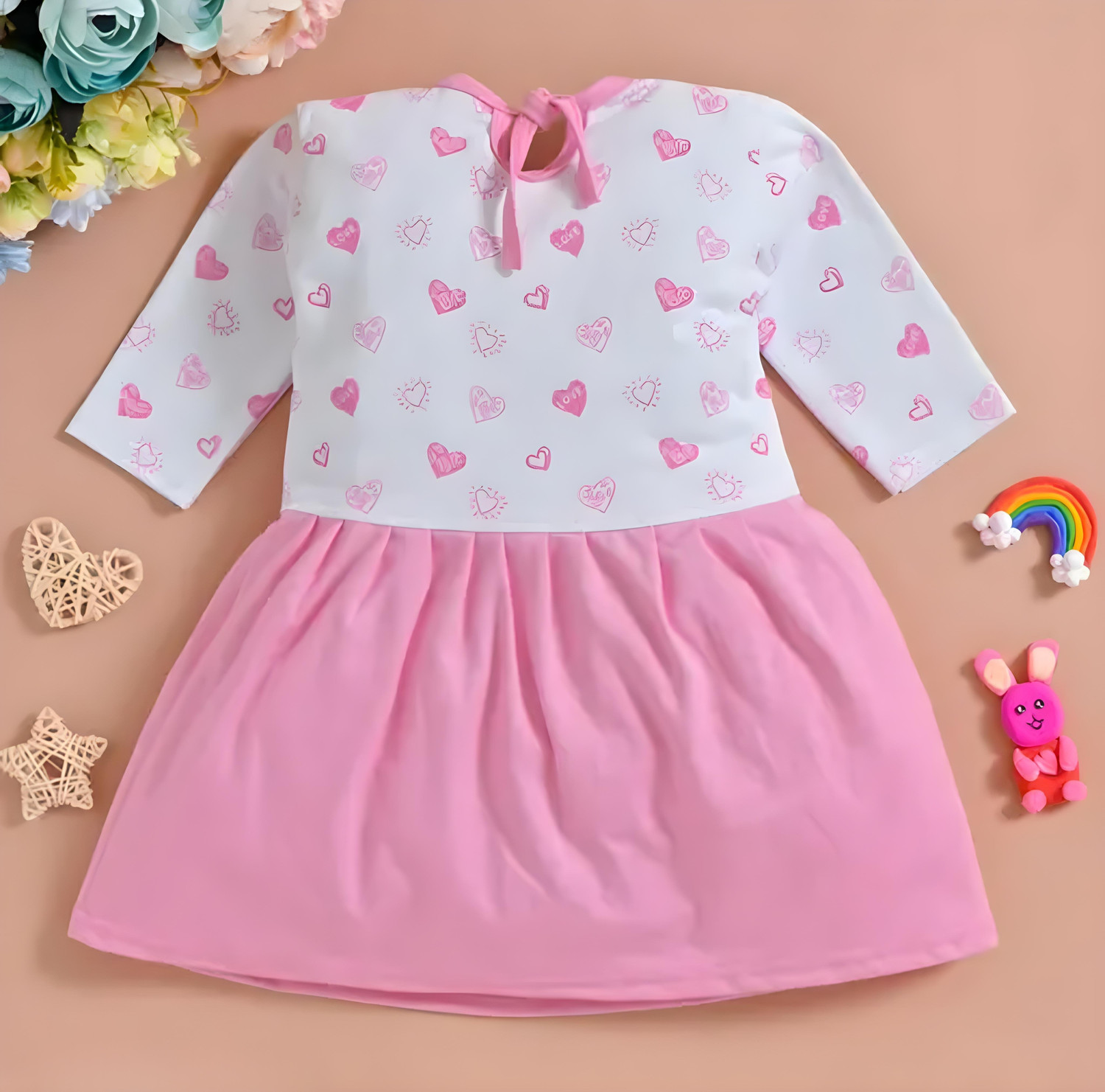 Image of STGarment Indi Baby Girls Above Knee Casual Dress