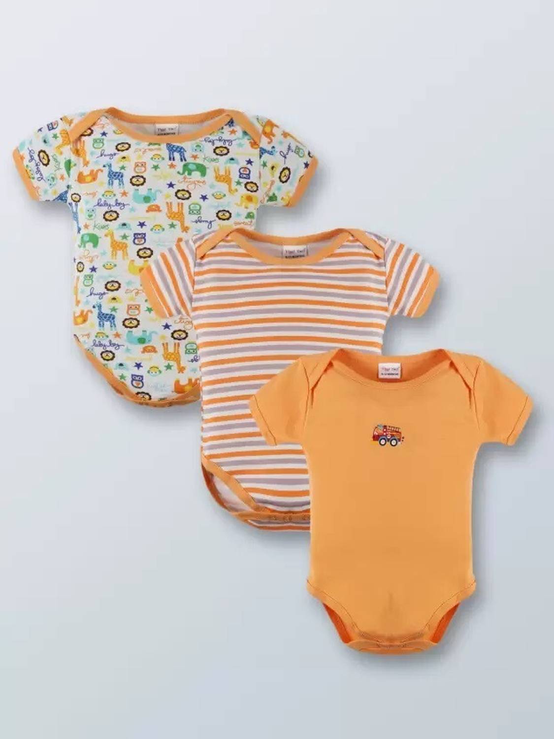 Appukids Romper For Baby Boys Casual Printed Pure Cotton