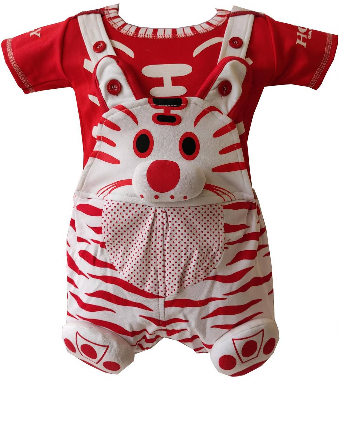 APEXTRADINGHUB Baby Boys & Baby Girls Casual Dungaree T-shirt