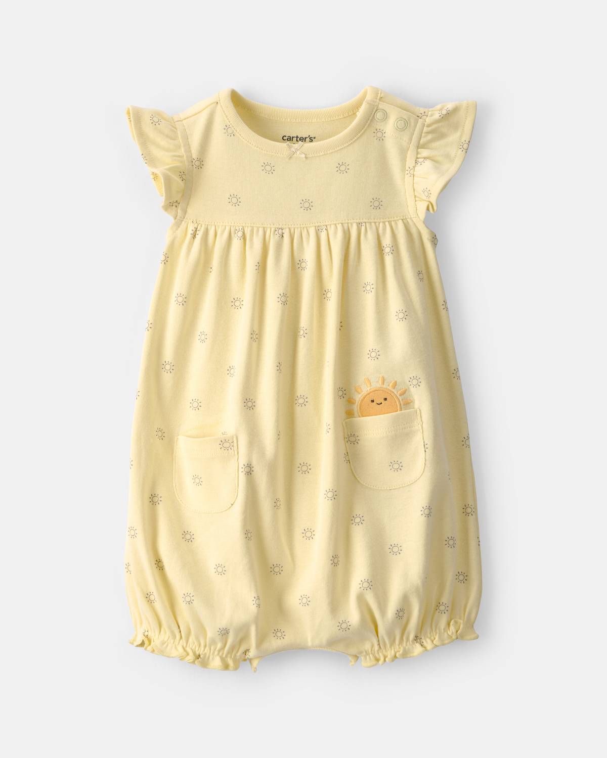 CARTER'S Romper For Baby Girls Casual Printed Pure Cotton