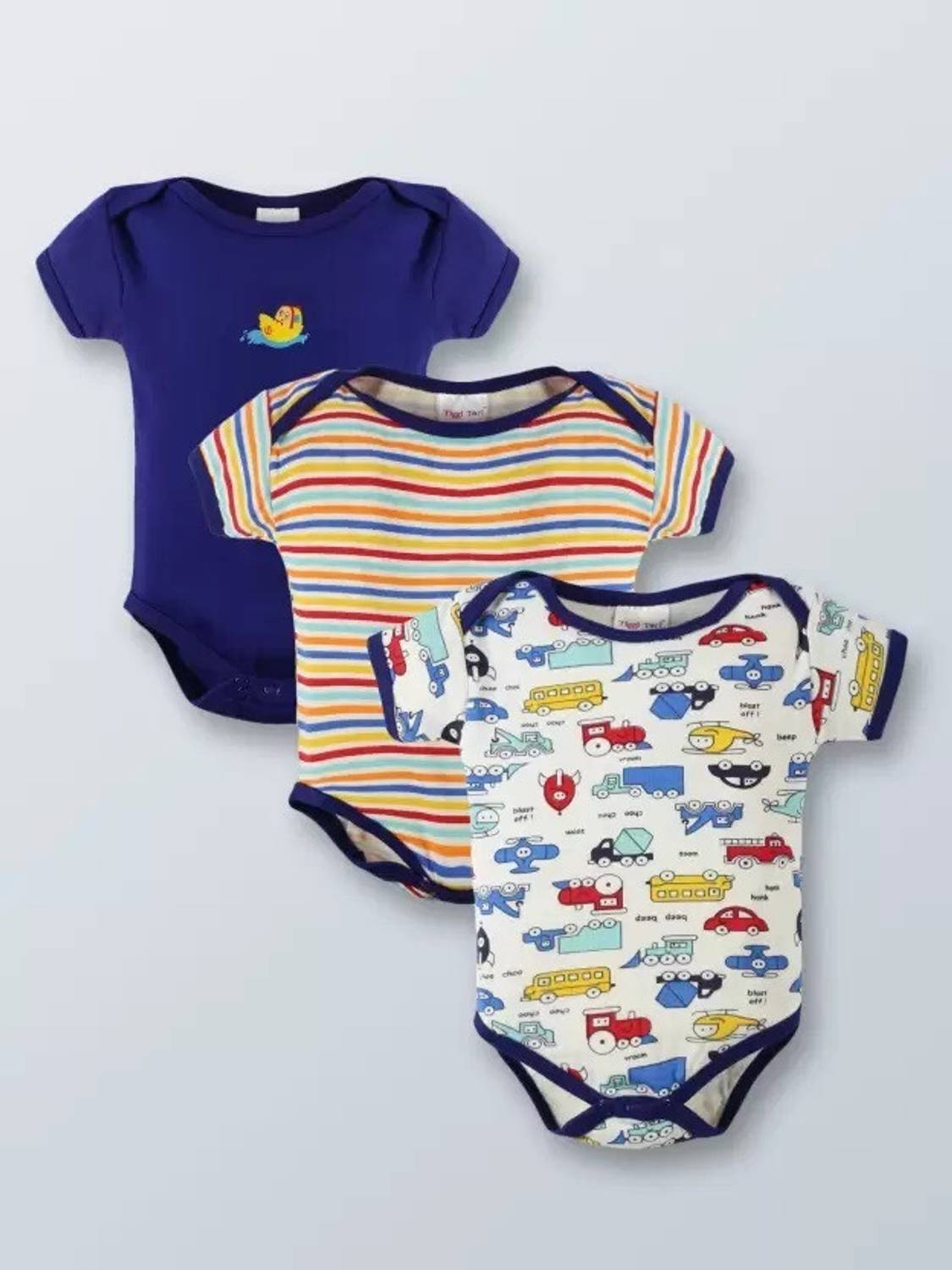 Appukids Romper For Baby Boys Casual Printed Pure Cotton
