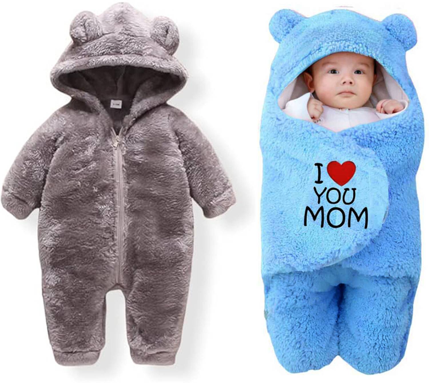 NAMAN Romper For Baby Boys & Baby Girls Solid Cotton Blend
