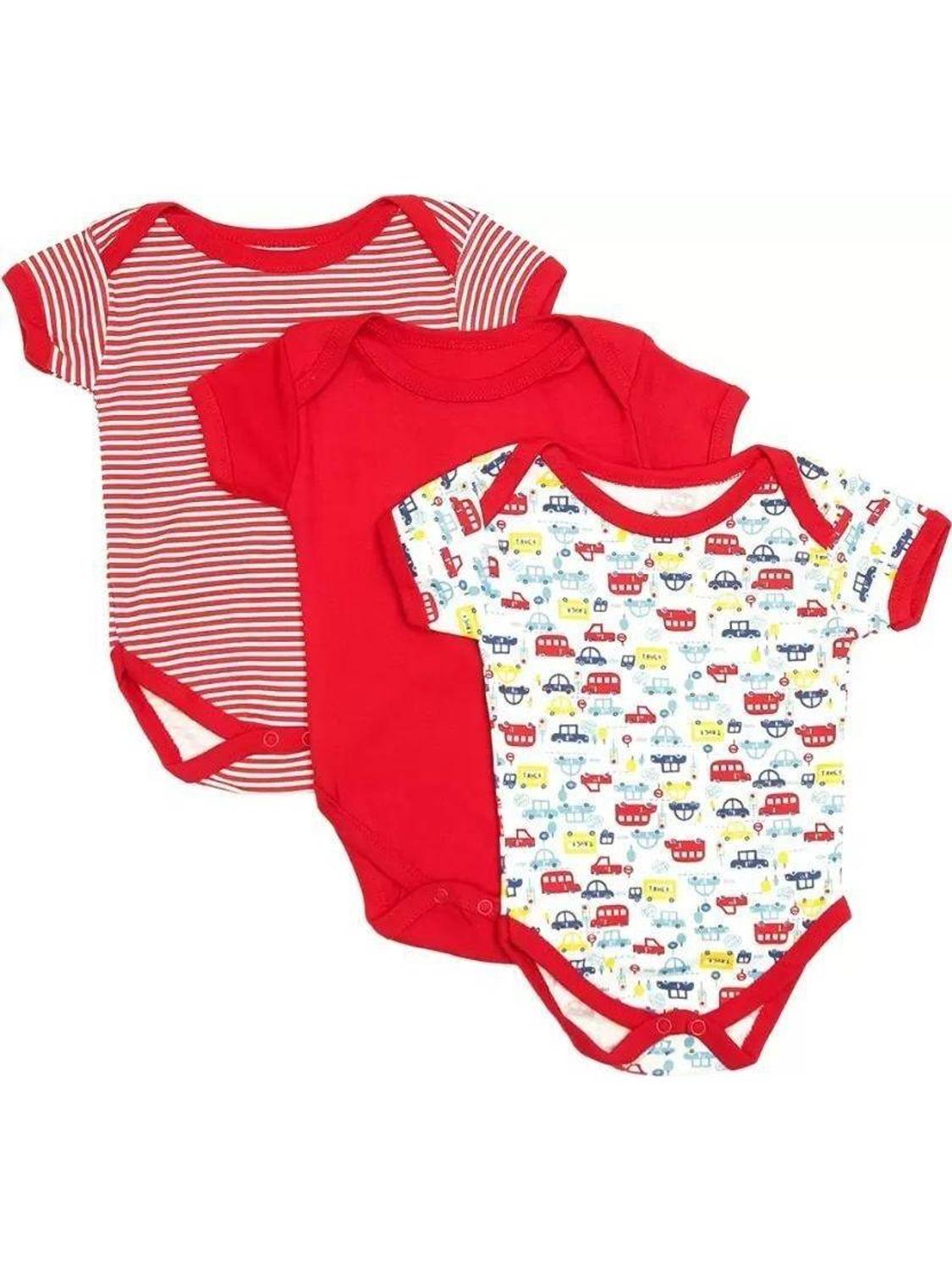 Modern Mama Romper For Baby Boys & Baby Girls Casual Solid, Printed, Striped Pure Cotton