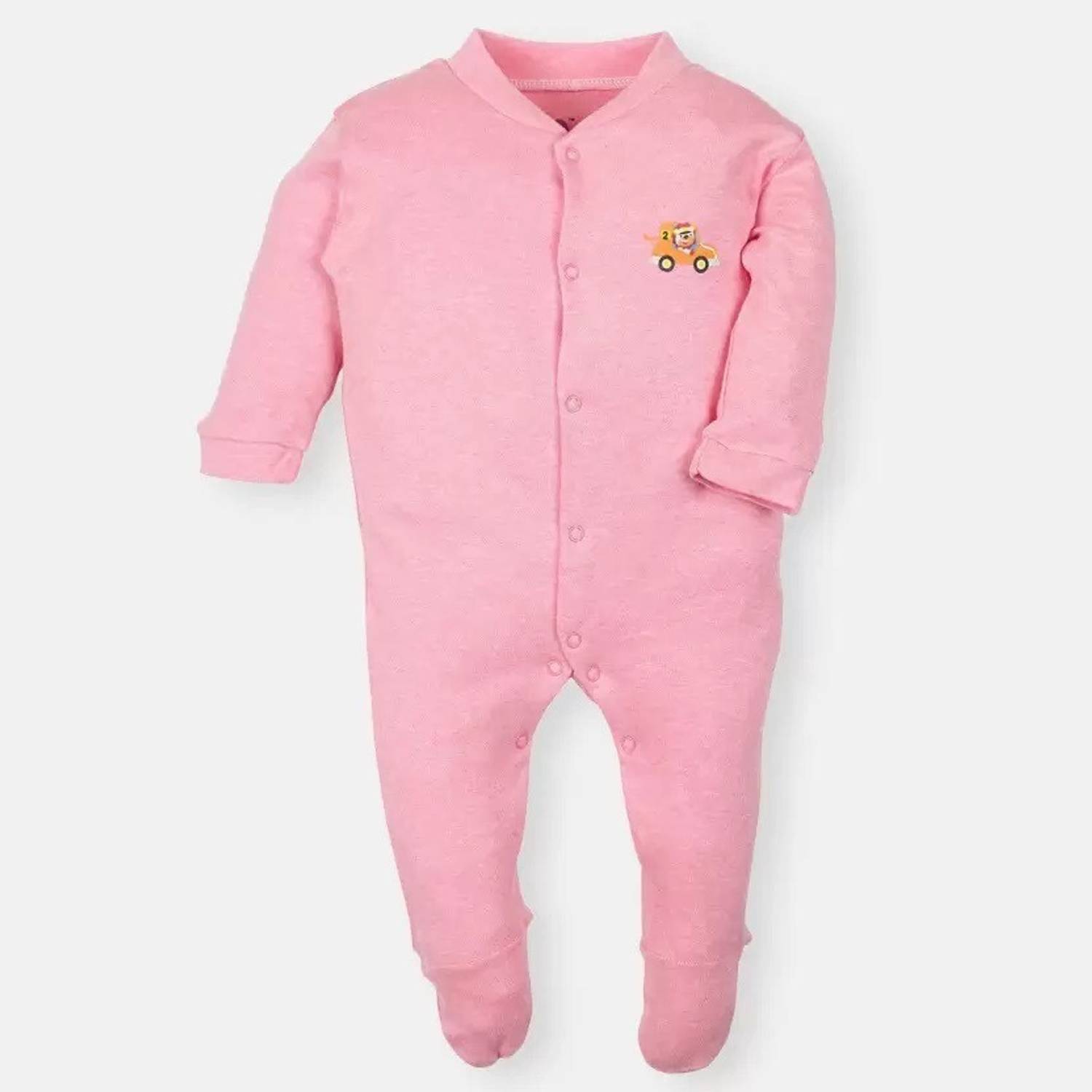Appukids Romper For Baby Boys & Baby Girls Casual Printed Cotton Blend
