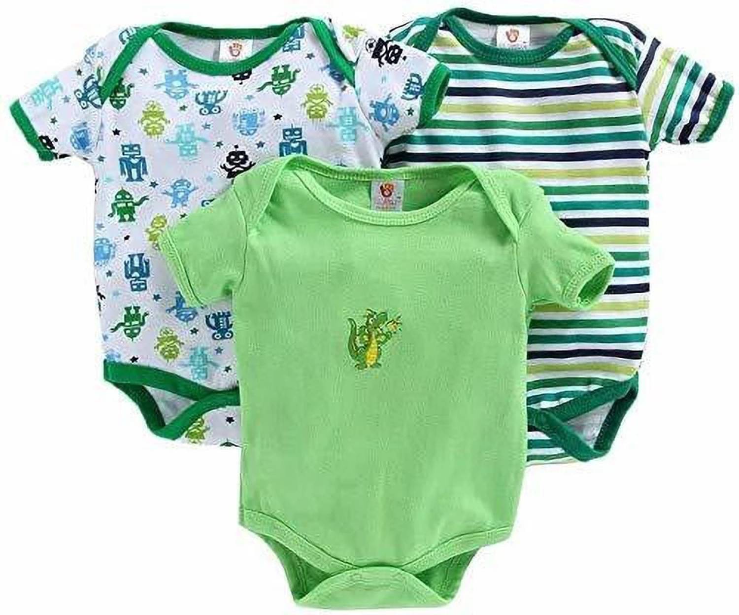 Appukids Romper For Baby Boys Casual Printed Pure Cotton