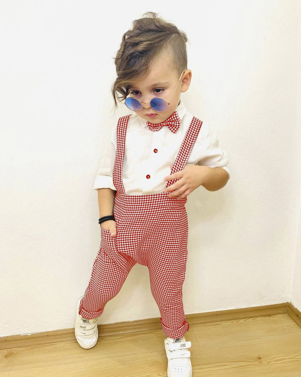 Belliza Baby Boys & Baby Girls Party(Festive) Shirt Dungaree, Bow Tie