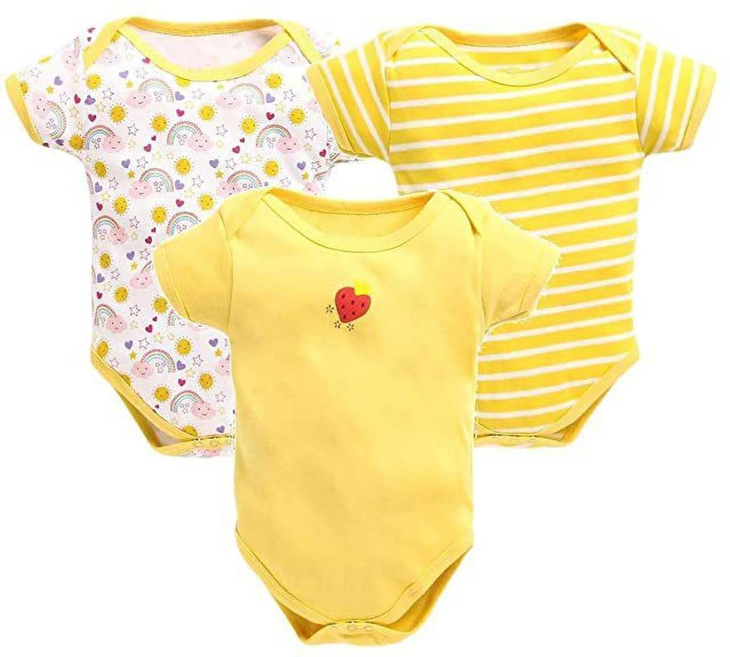 Appukids Romper For Baby Boys Casual Striped Pure Cotton