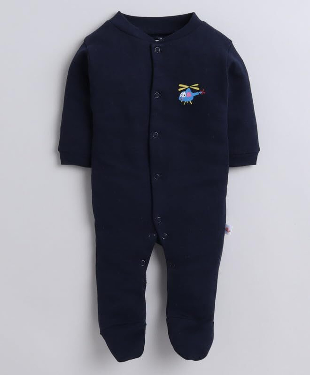 Image of MEGNAM Romper For Baby Boys & Baby Girls Printed Cotton Blend