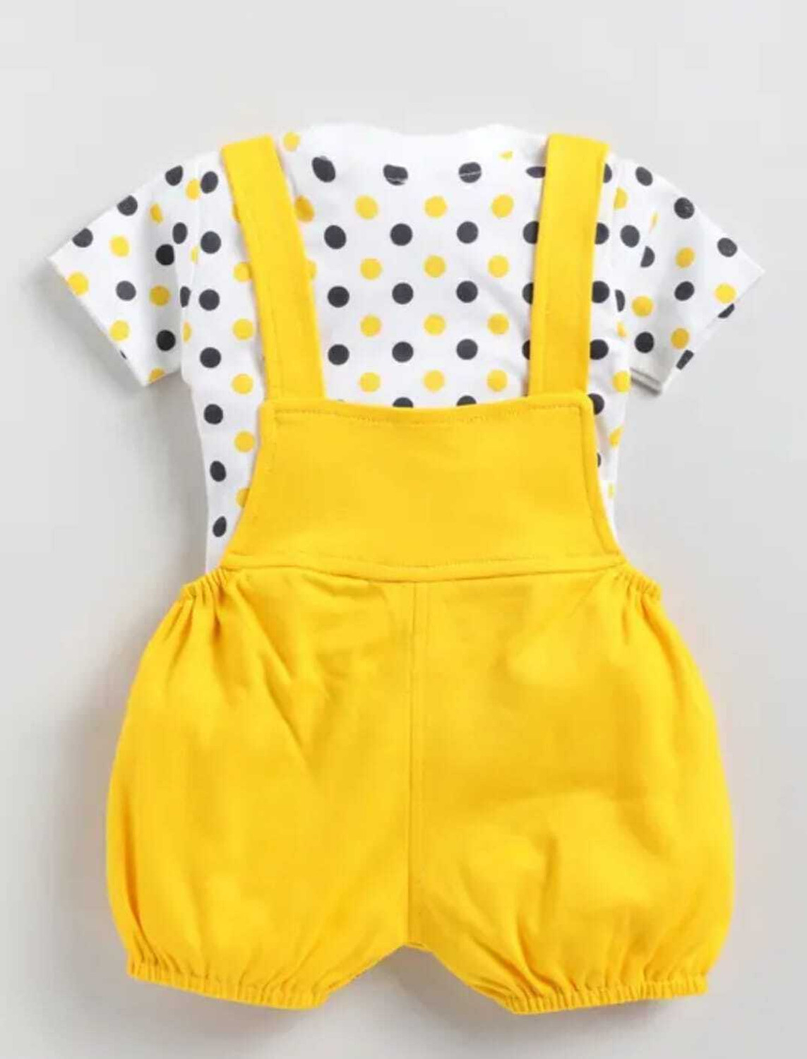 Image of Tintin Dungaree For Baby Boys & Baby Girls Printed, Applique Cotton Blend