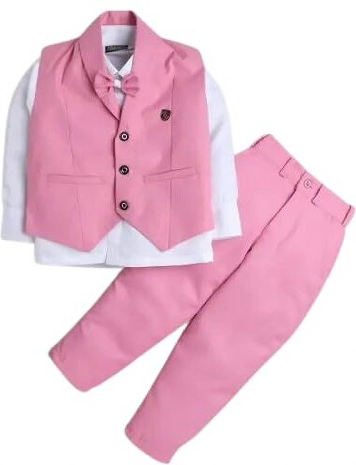 ArhamFashionWear Boys Festive & Party, Wedding Shirt, Waistcoat and Pant Set