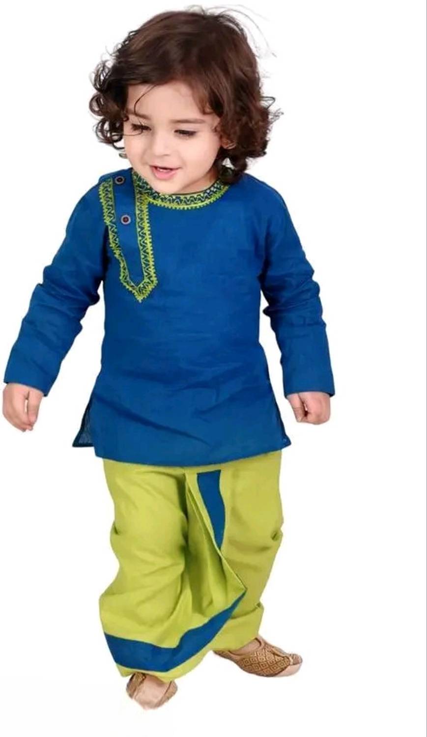 afrinadresses Boys Festive & Party Dhoti & Kurta Set