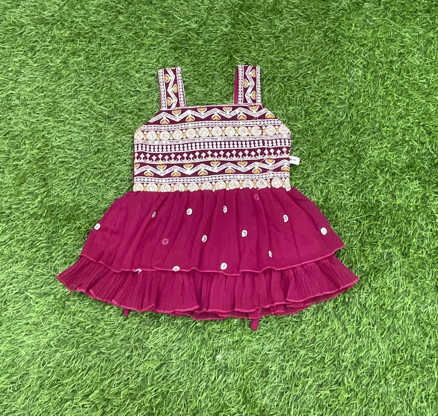 Image of SMARTPOINT PLUS Girls Festive & Party Kurta and Sharara Set