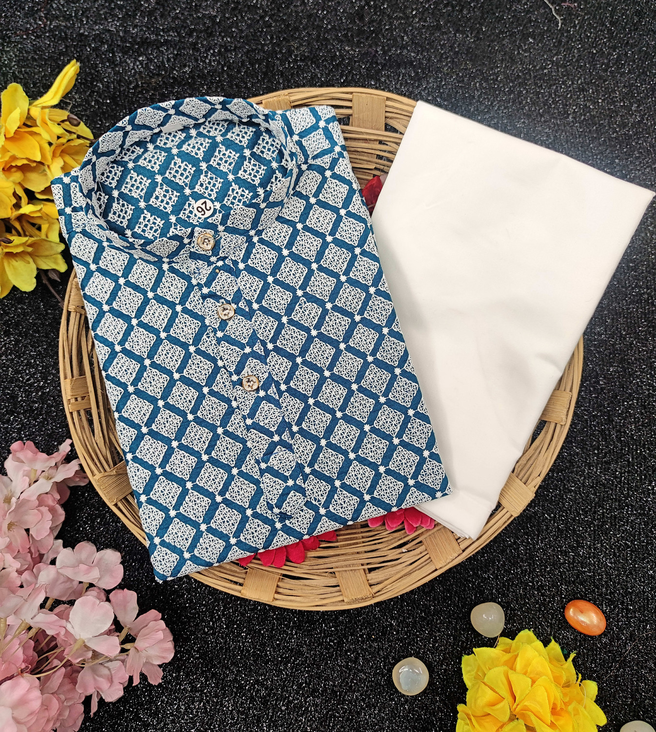 vuriq Boys Festive & Party Kurta and Pyjama Set
