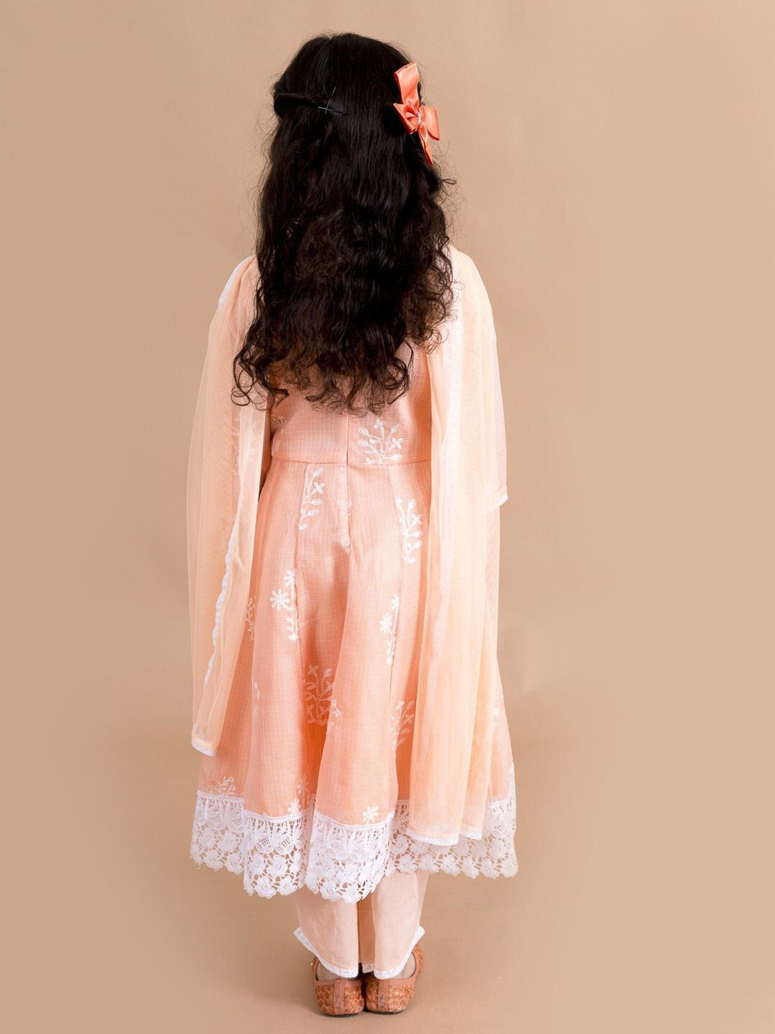 Image of Pspeaches Girls Festive & Party Kurta and Trouser Set