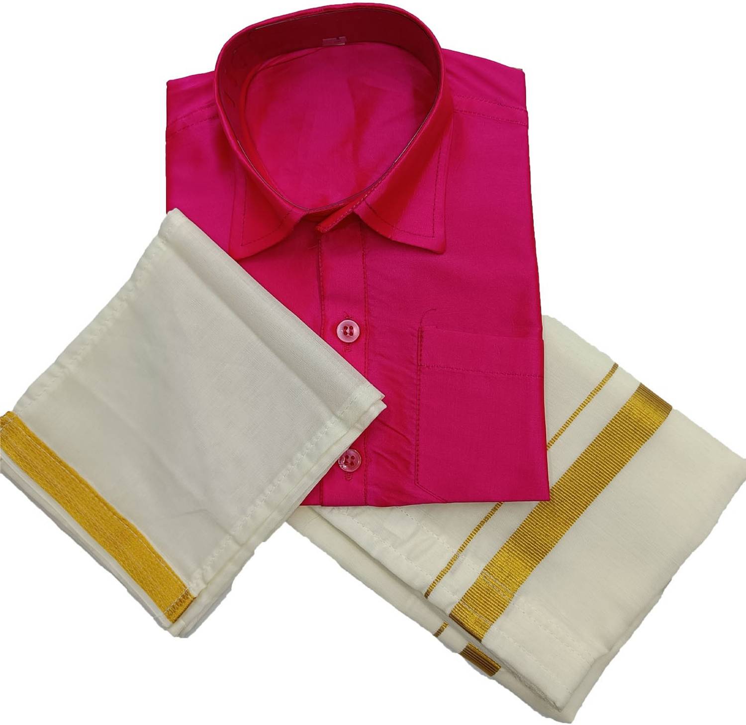 bhandari fashion Baby Boys Wedding Shirt & Dhoti Set
