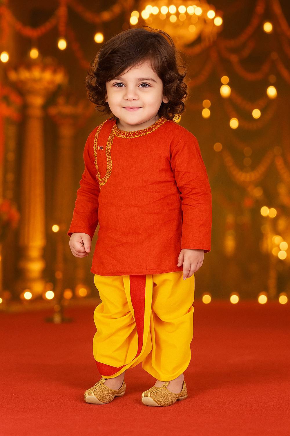 Aksgarments Boys Festive & Party Dhoti & Kurta Set