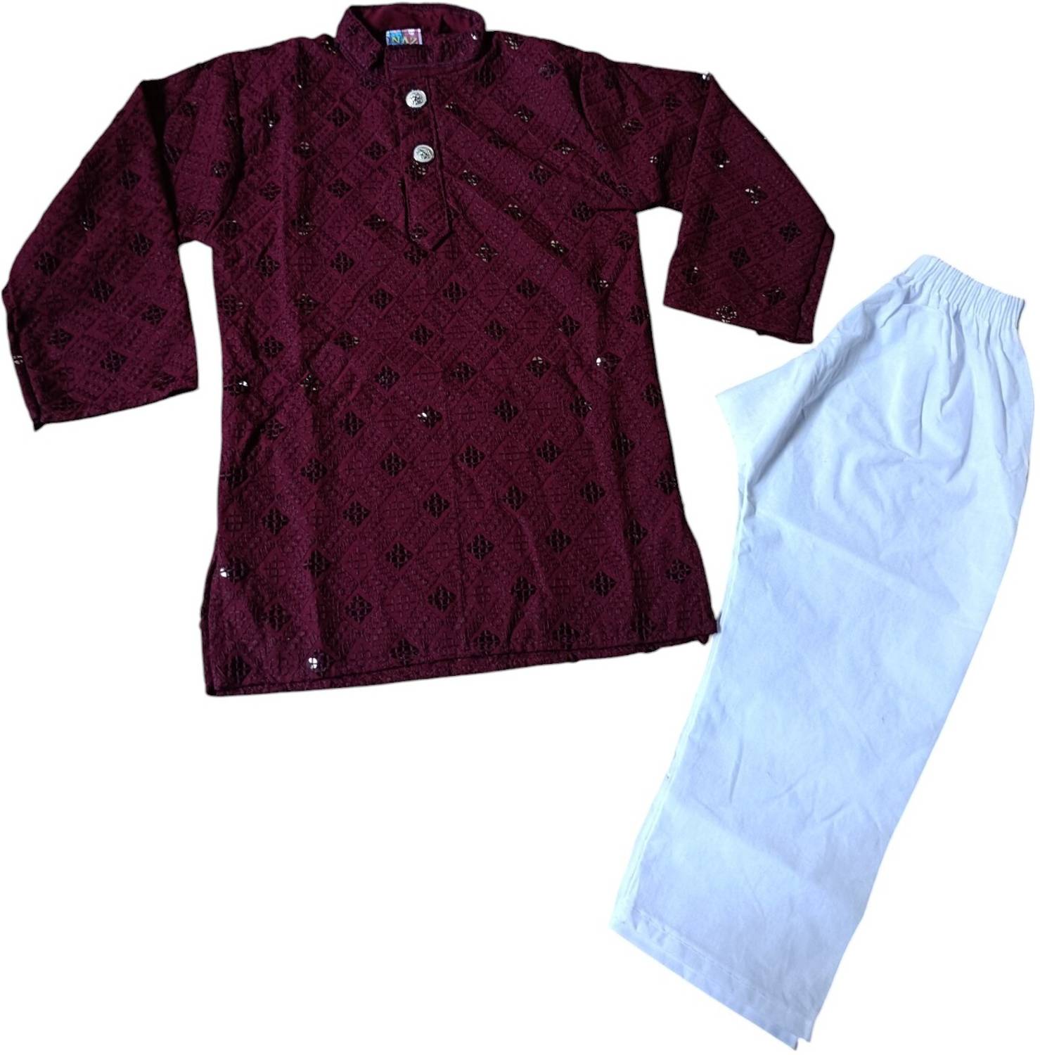 AFTAB DRESSES Boys Festive & Party Kurta and Pyjama Set