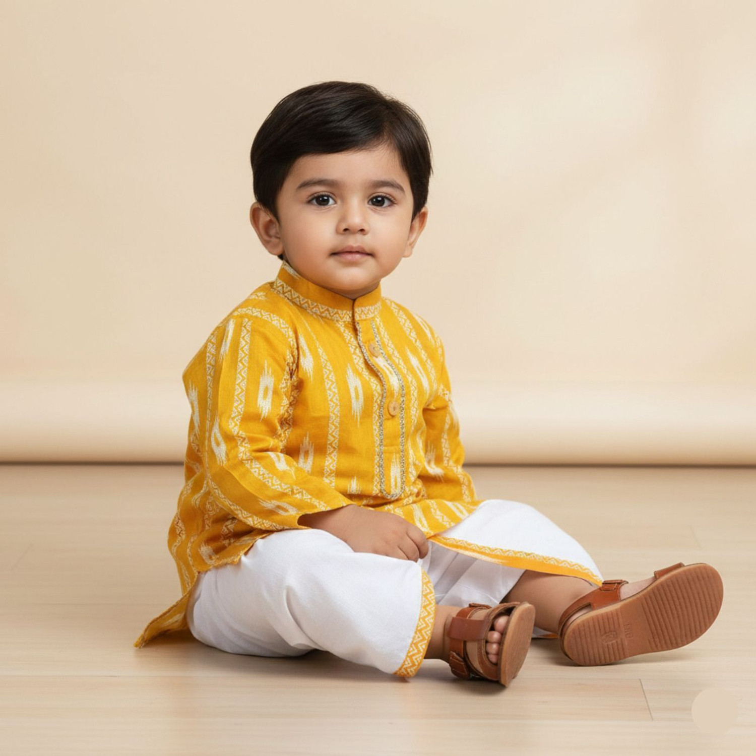 mustmom Baby Boys Festive & Party, Wedding Dhoti & Kurta Set