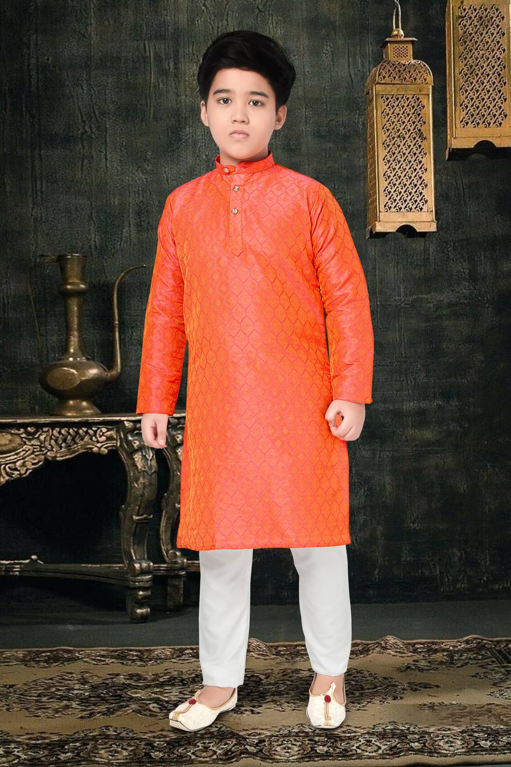 BYTER Boys Festive & Party Kurta and Pyjama Set