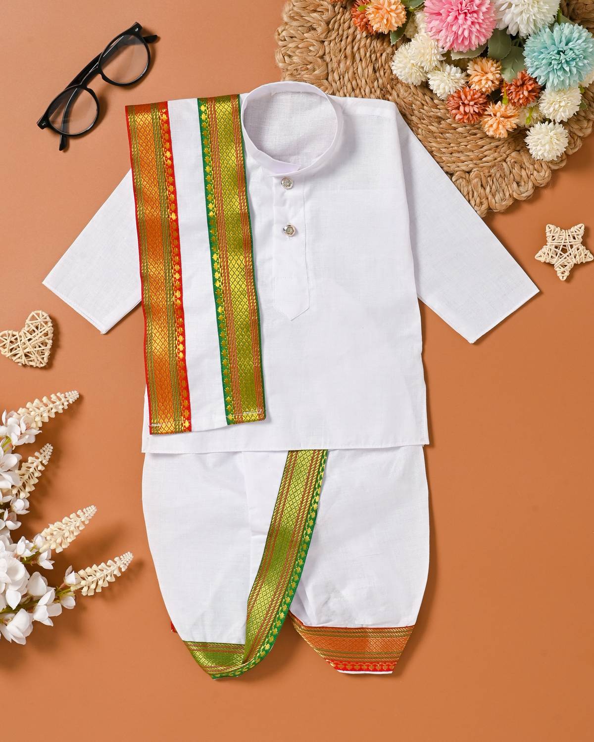 barkatdesigningplanet Boys Festive & Party, Wedding, Formal Kurta, Pyjama & Dupatta Set