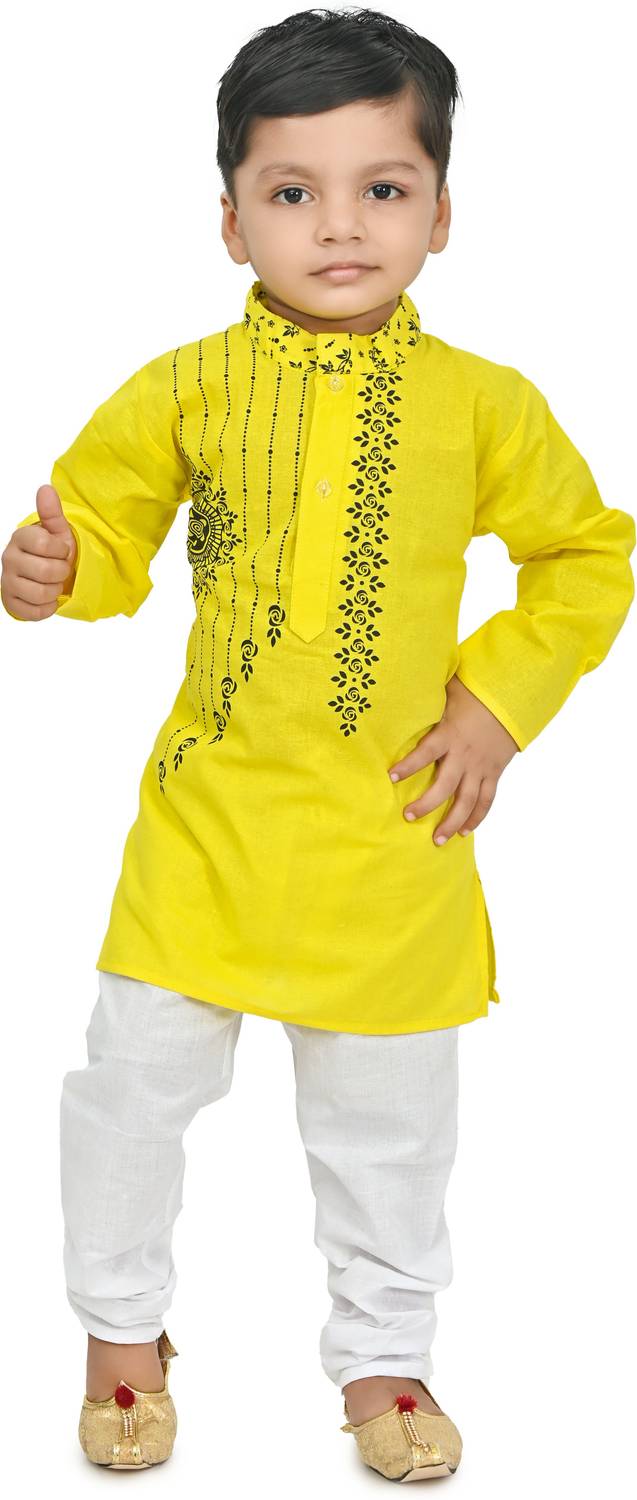 SASTREY Boys Festive & Party Kurta and Pyjama Set