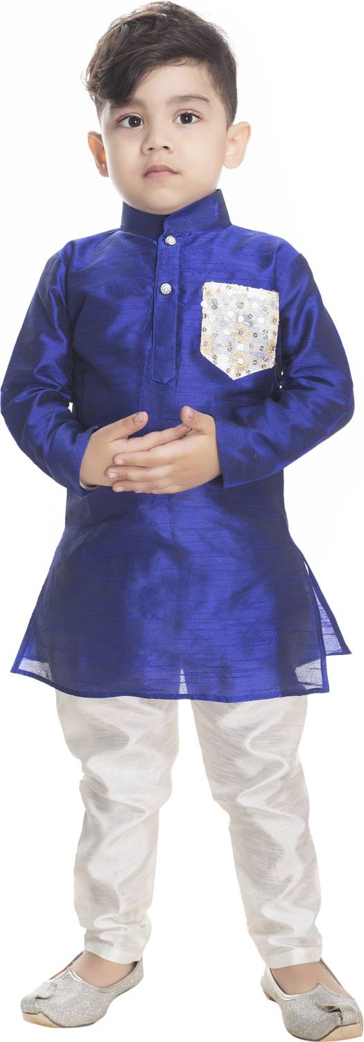 Boom Boys Boys Festive & Party Kurta and Pyjama Set