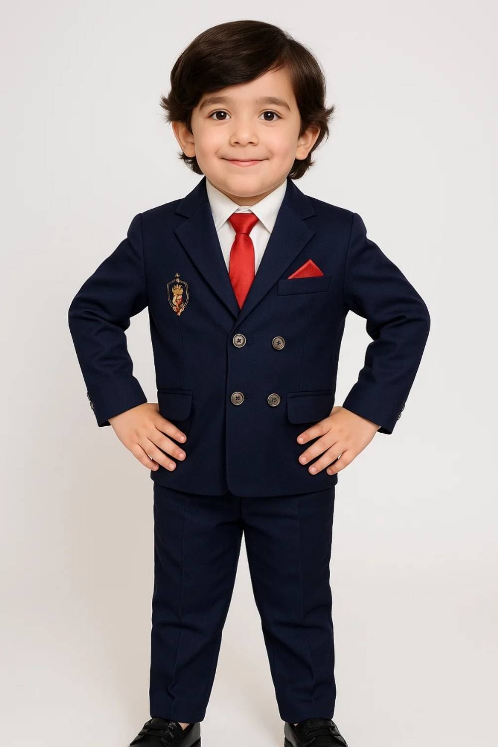 AnishkaFashion Boys Festive & Party, Wedding Blazer and Pant Set