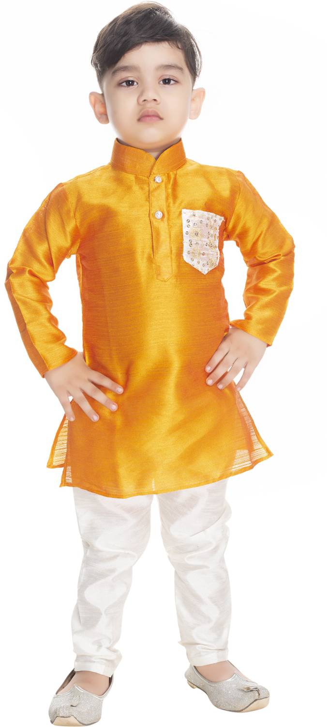 Boom Boys Boys Festive & Party Kurta and Pyjama Set