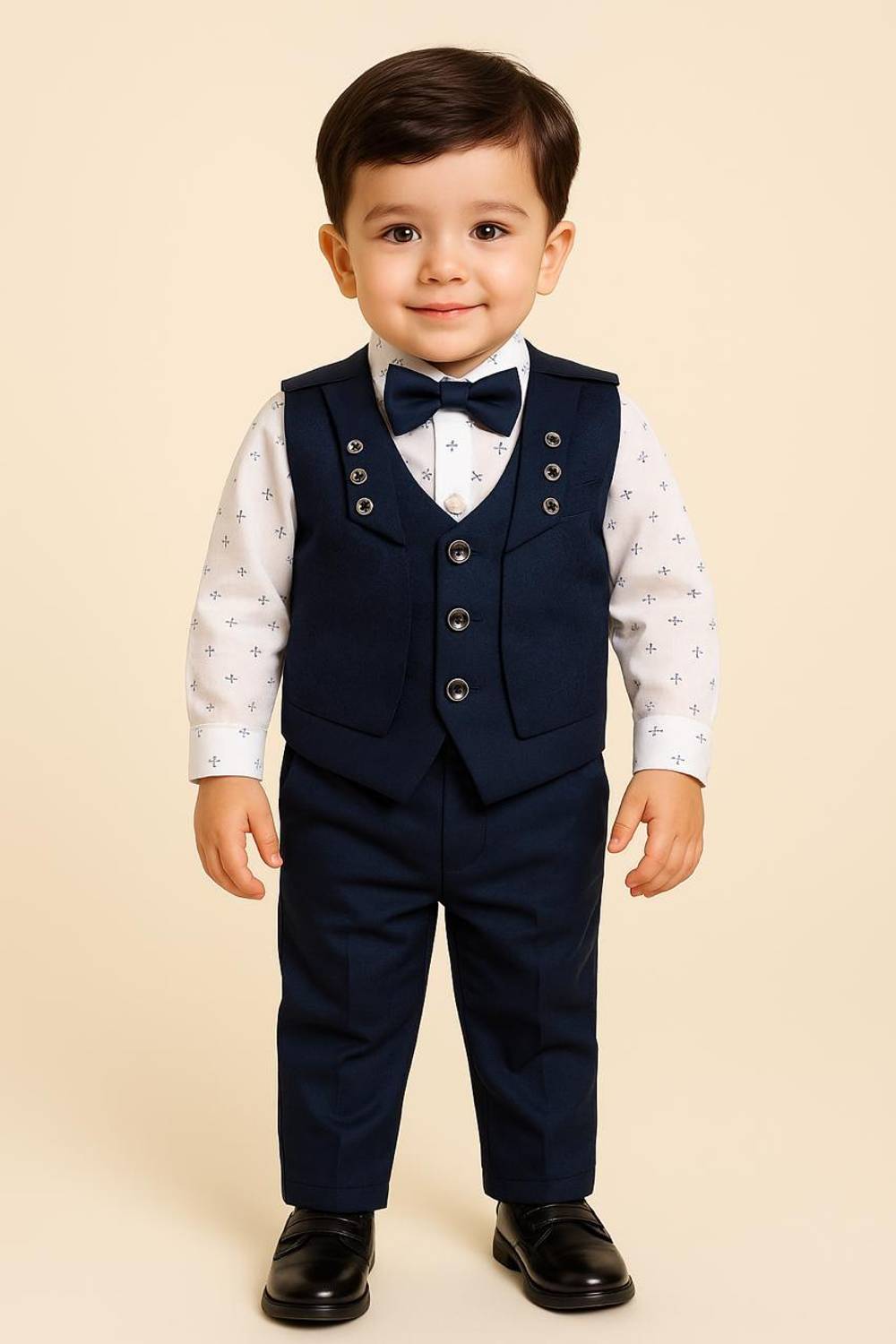 AnishkaFashion Boys Festive & Party, Wedding Shirt, Waistcoat and Pant Set