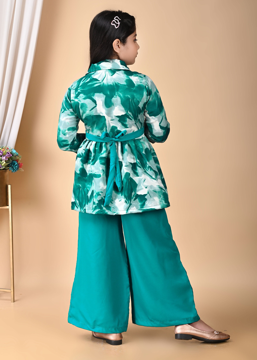 Image of Vastra Girls Festive & Party Kurta and Palazzo Set
