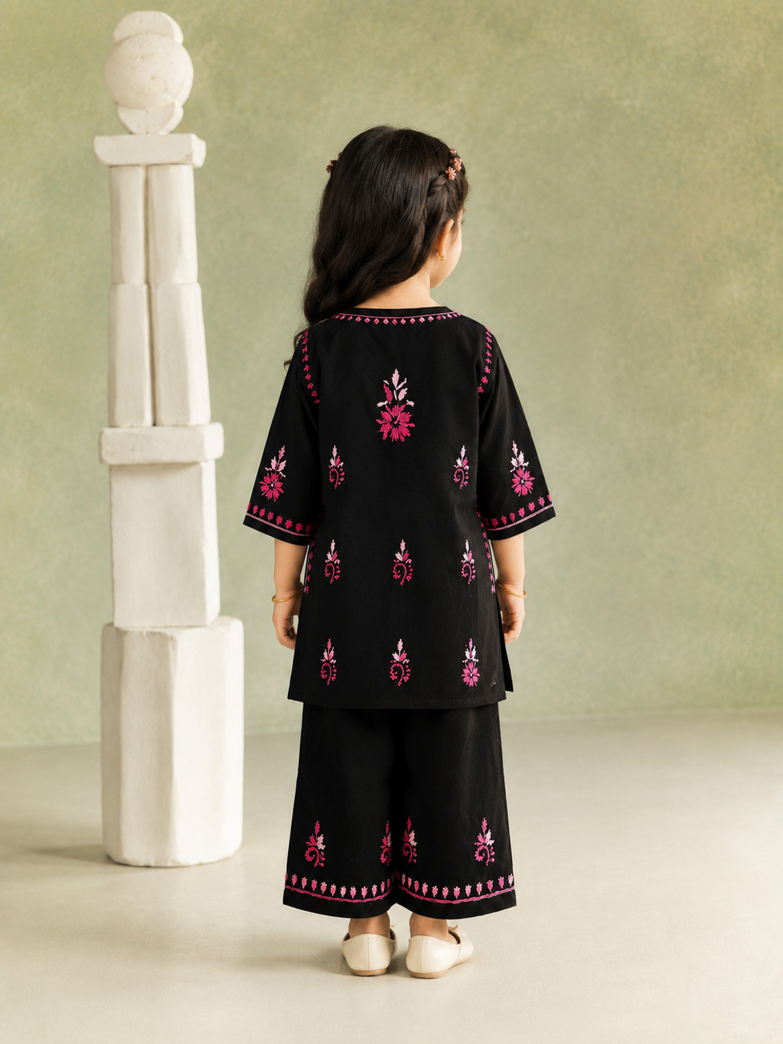 Image of marshmellow by janvi Girls Festive & Party Kurta and Palazzo Set