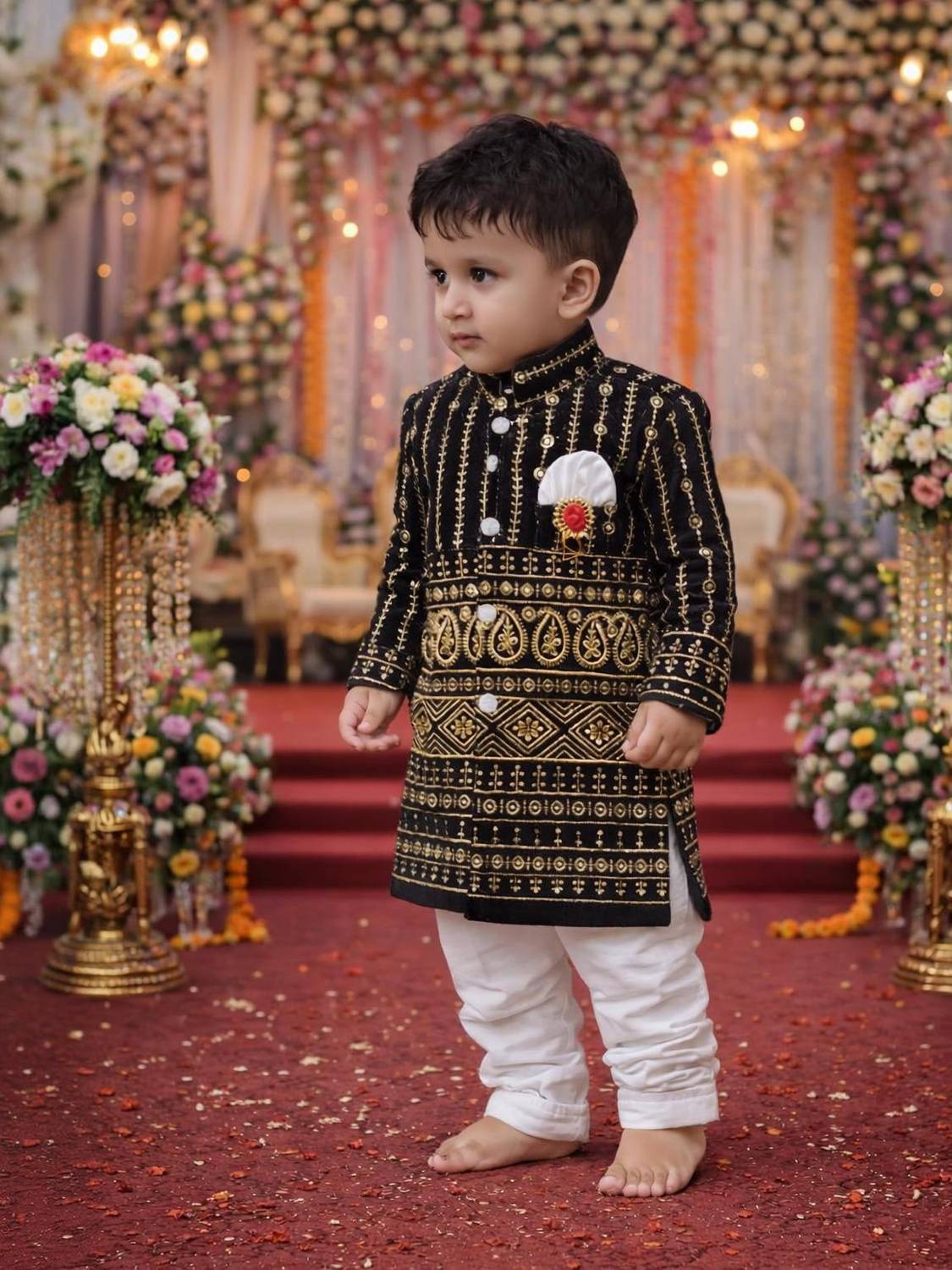 Aksgarments Boys Festive & Party Kurta and Pyjama Set