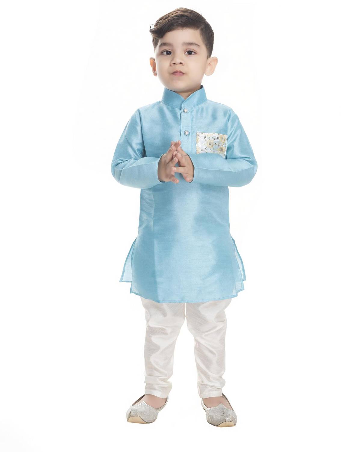 Boom Boys Boys Festive & Party Kurta and Pyjama Set