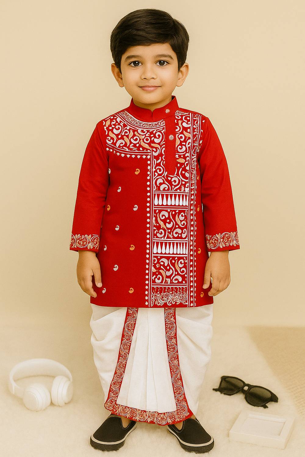 AHLAN APPARELS Boys Festive & Party, Wedding Kurta and Dhoti Pant Set