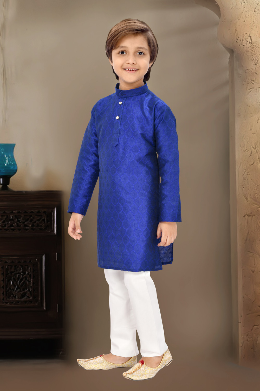 Image of Brofun Boys Festive & Party, Wedding Kurta and Pyjama Set