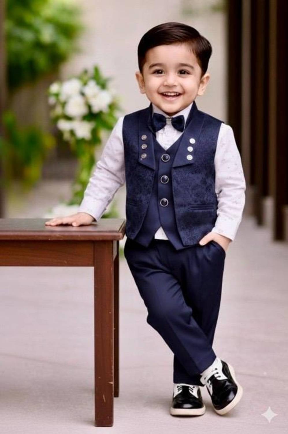 AnishkaFashion Boys Festive & Party Shirt, Waistcoat and Pant Set