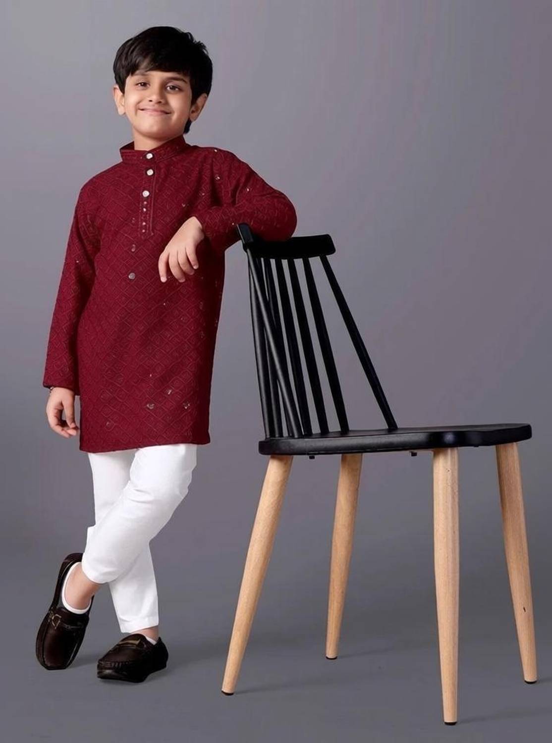 BISHWAAS Boys Festive & Party Kurta and Pyjama Set