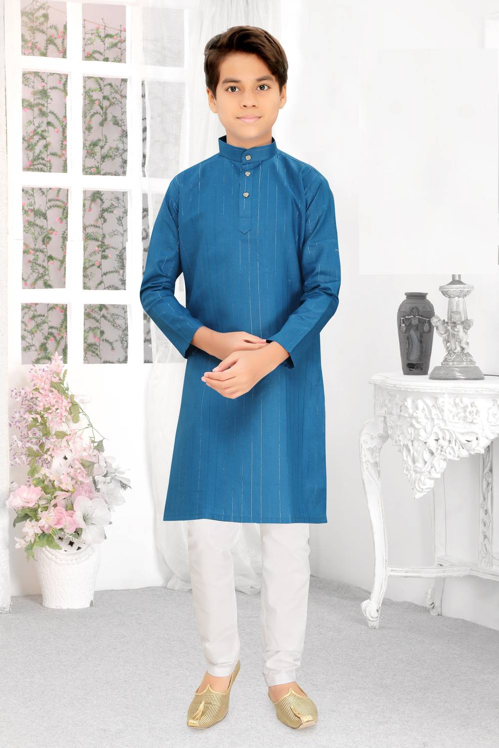 BYTER Boys Wedding Kurta and Pyjama Set