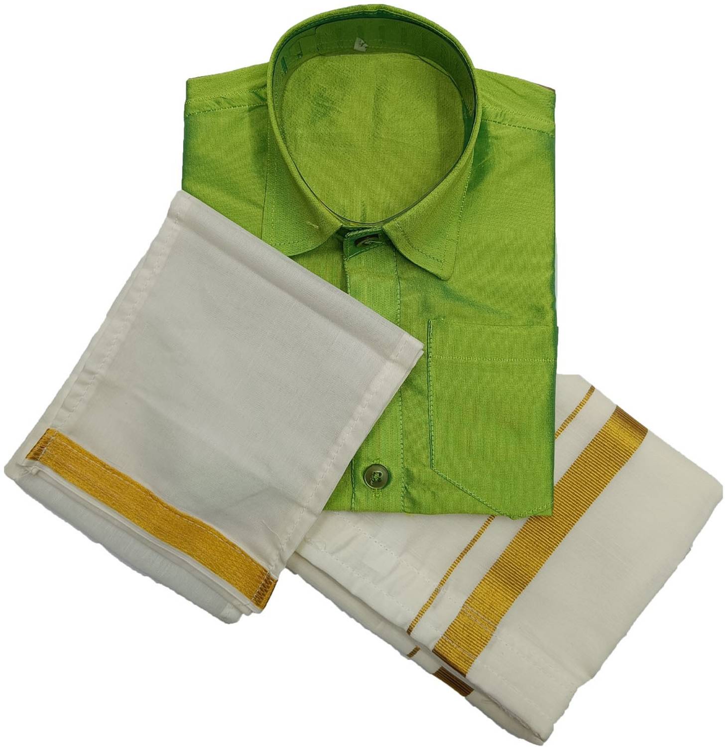 bhandari fashion Baby Boys Festive & Party Dhoti, Shawl and Shirt Set