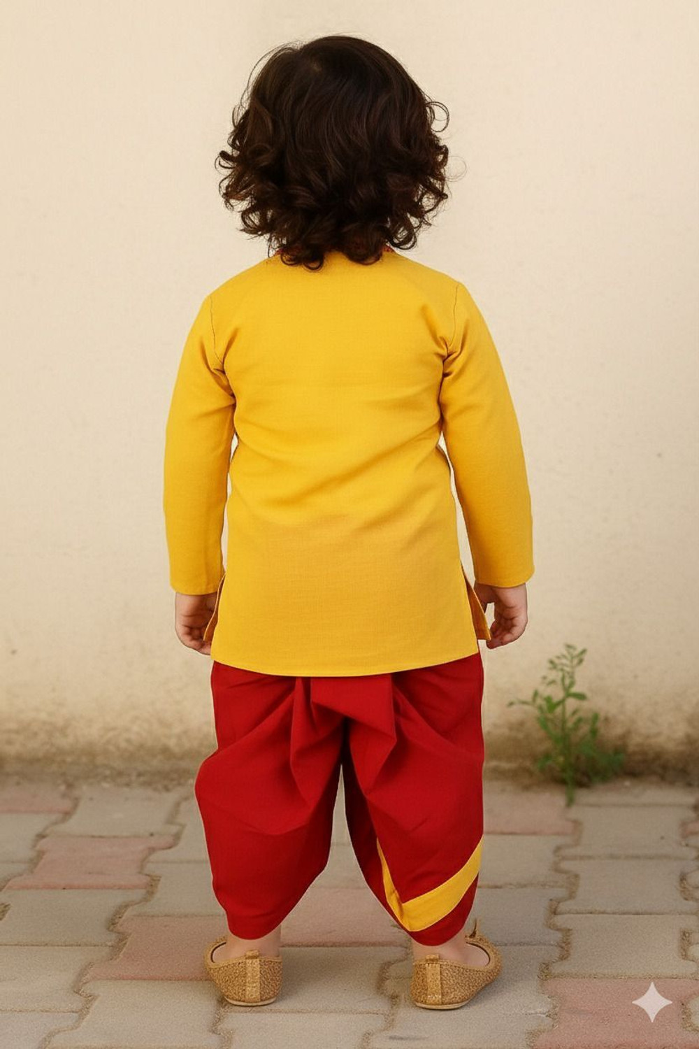 Image of koleytrading Boys Festive & Party Kurta and Dhoti Pant Set