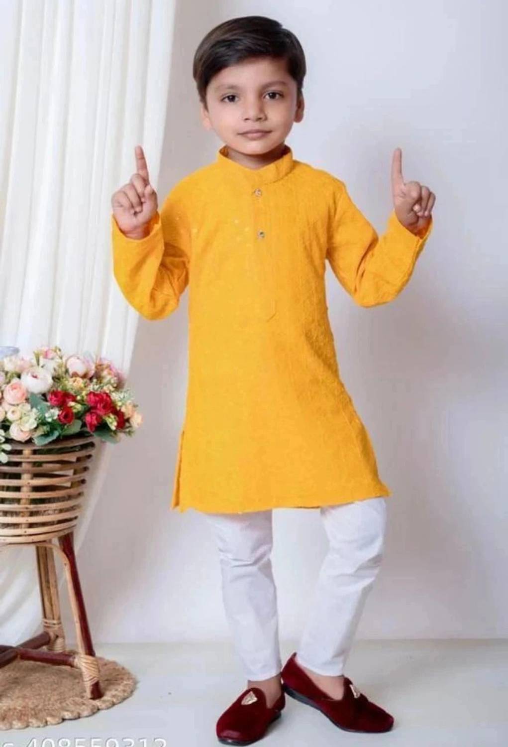RMS Boys Festive & Party Kurta and Pyjama Set