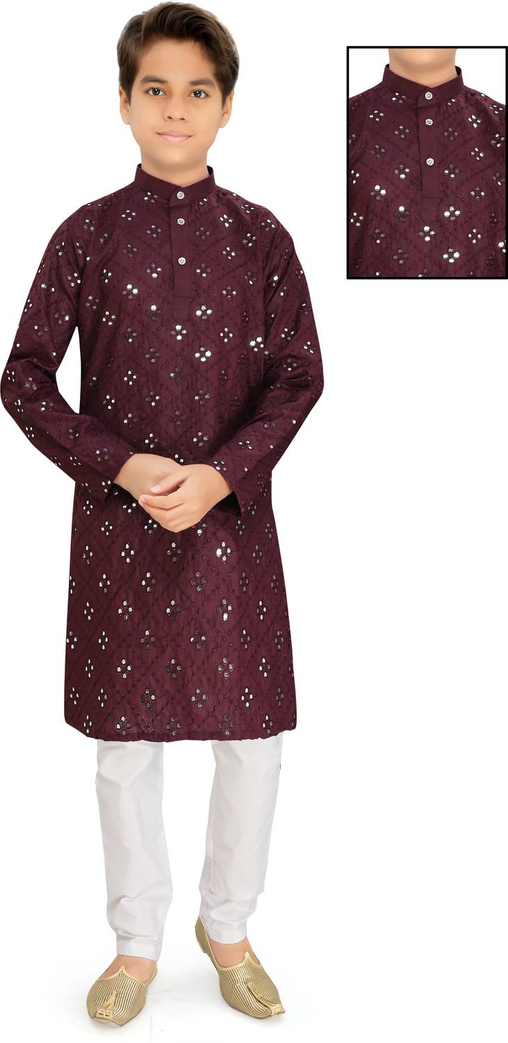 BYTER Boys Festive & Party Kurta and Pyjama Set