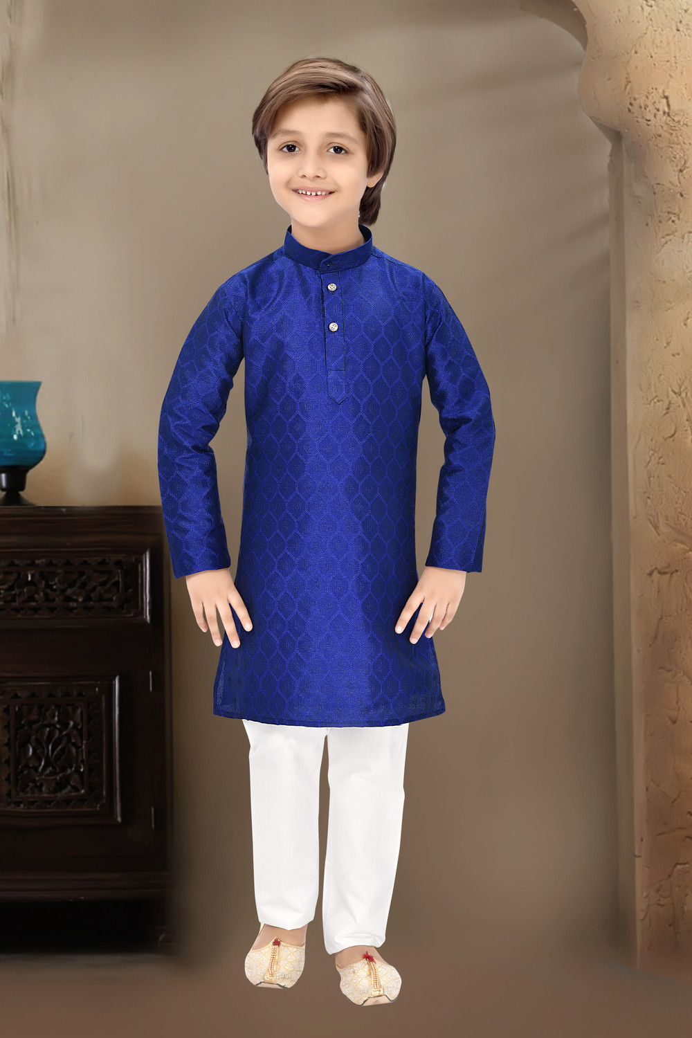 Image of Brofun Boys Festive & Party, Wedding Kurta and Pyjama Set