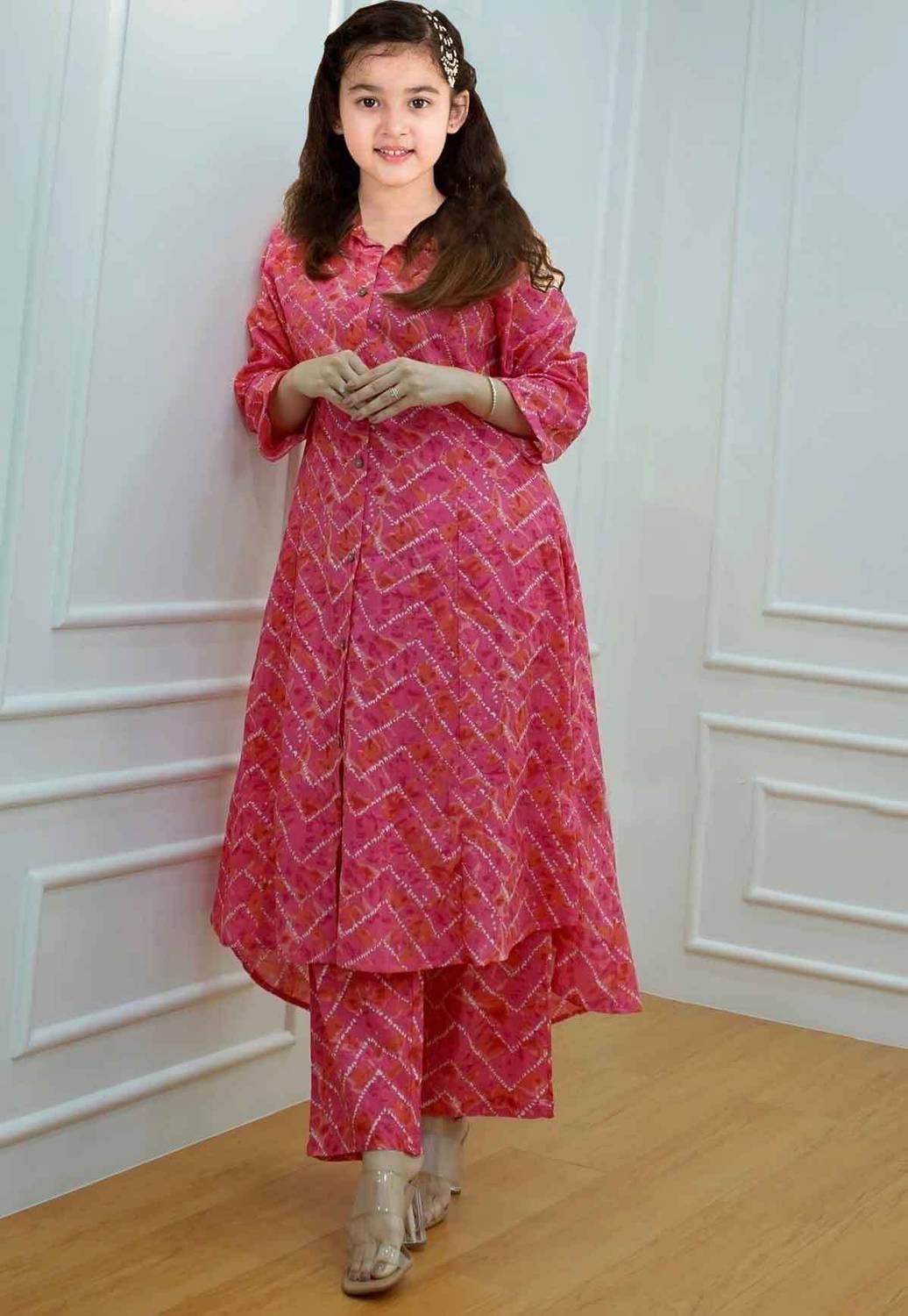 Vetrokart Girls Casual Kurta and Pyjama Set